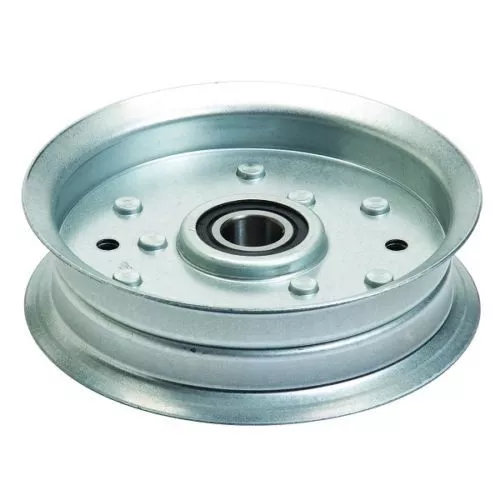 Lawn outlet mower pulley