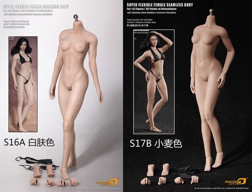 1/6 Tbleague Phicen Mid Chest Narrow Shoulders Female Body 12in Actionfigur - Bild 2 von 35