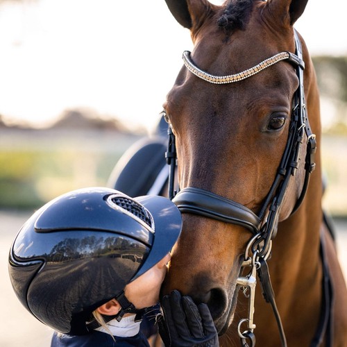 'Madeline' Luxury Leather Bridle - (Double) - Picture 6 of 15