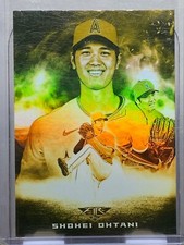 2020 Topps Fire Smoke and Mirrors Gold Minted Shohei Ohtani #SM-16