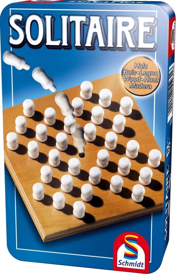 Thumbnail - Schmidt Spiele 51231 Solitaire, Mitbringspiel In Der Metalldose, Ab 8