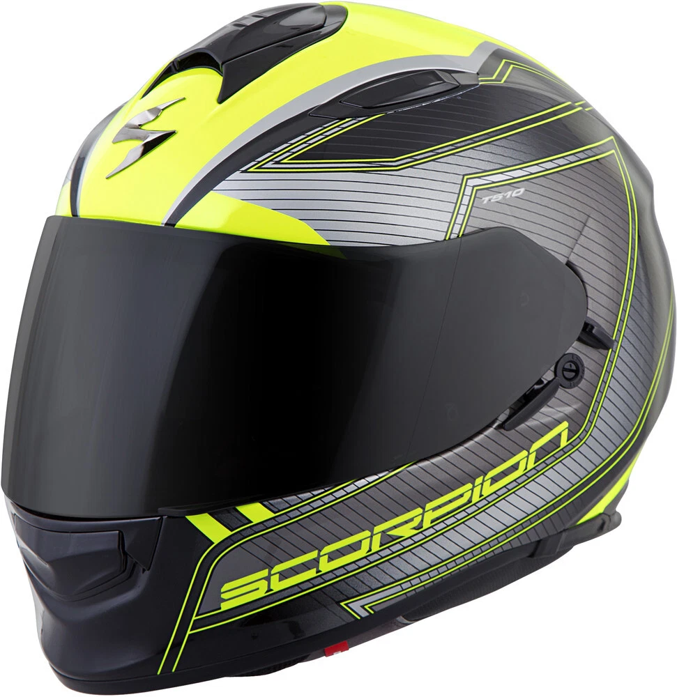 العقرب EXO-T510 Nexus Neon / Black Full Face دراجة نارية Helmet Adult Size XS