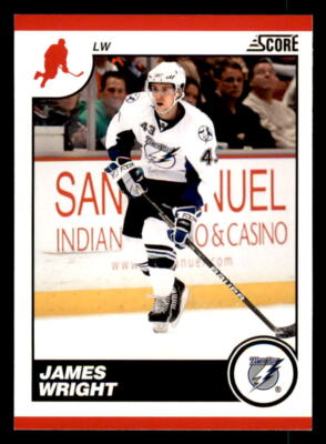 2010-11 Score Glossy #433 James Wright Tampa Bay Lightning