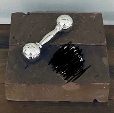 Large Baby Rattle Sterling