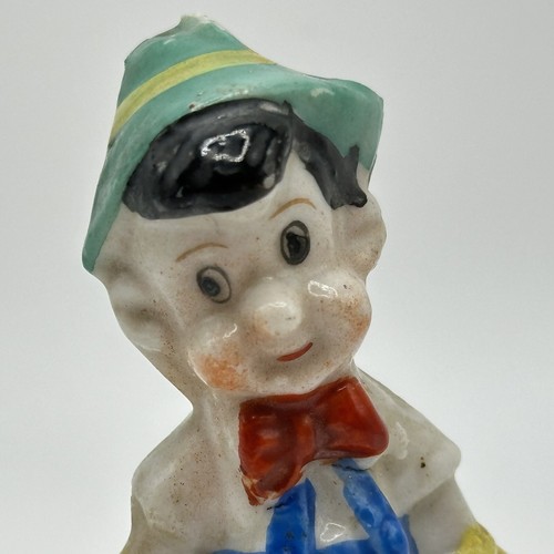 Vintage Walt Disney Pinocchio Bisque Ceramic Figurine 3" Tall Japan READ - Picture 3 of 14