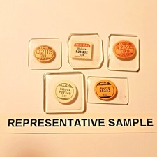 BULOVA FLAT bottom RECT/SQUARE CUT CORNER glass WATCH CRYSTALS -BB TYPE Q  R