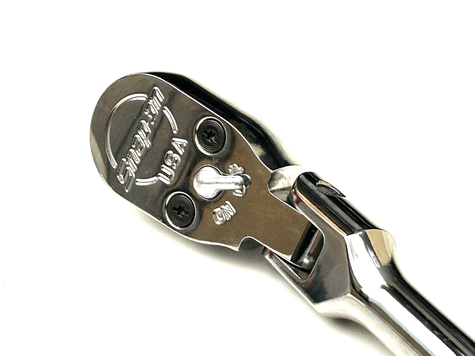 Snap On Tools NEW SF80A 1/2" Drive Chrome Standard Length Flex Head Ratchet USA