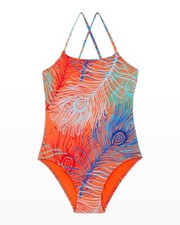 Vilebrequin Kids Little Girl's Girl's Plumes One-Piece L66353 Swimsuit Size 14