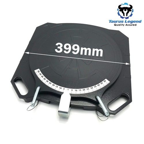 2PC Aluminum Wheel Alignment Turntable Pair 360° Rotating Turn Plate - Picture 5 of 10