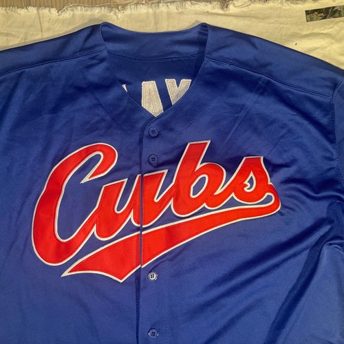 NWT Majestic Chicago Cubs Bryant #17 125th Anniversary Sewn Jersey Mens Sz 52 - Picture 2 of 9