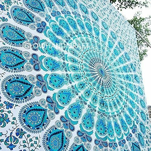 Indian Tapestry Wall Hanging Mandala Hippie Barmeri Sofa Throw Boho Bed Cover UK - Picture 16 of 32