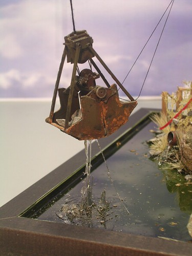 Rarissimo diorama 1:35 primi esercito tedesco - escavatore M60 e Mercedes Benz 315 LG - Foto 6 di 12