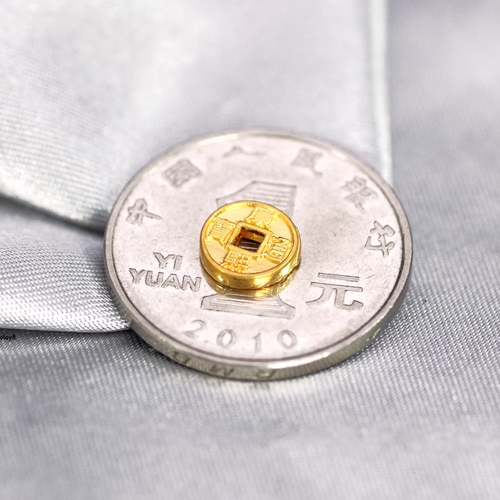 Pure 999 24K Yellow Gold Men Women Lucky Five King Coin Pendant 1pcs - Picture 8 of 14