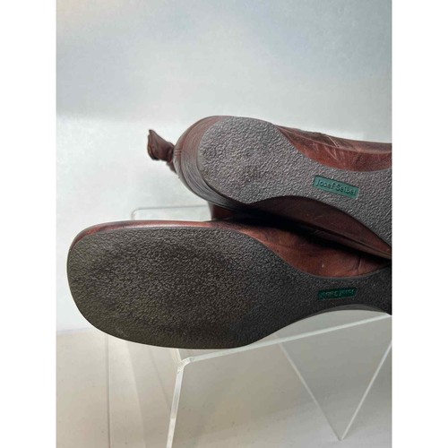 Stivaletti Josef Siebel donna marrone pelle boho cerniera laterale EU 40 US 9 - Foto 8 di 14