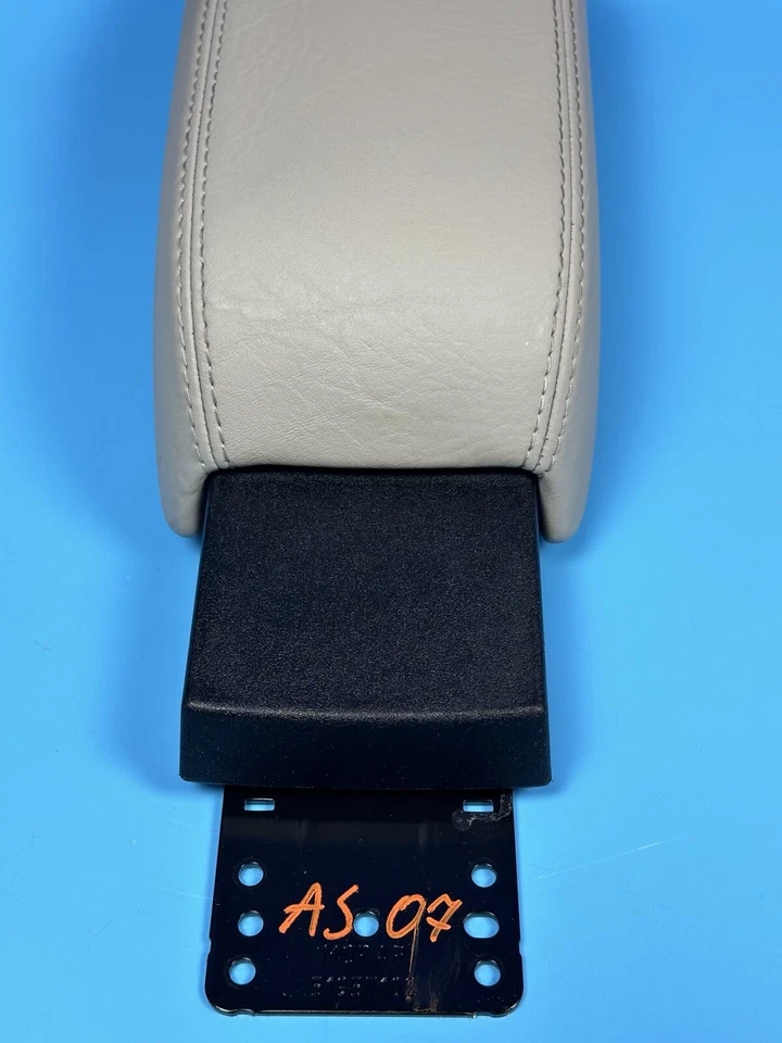 Fiat 500X 2016 2017 2018 consola central cuero beige reposabrazos tapa cubierta OEM Foto 4 de 4