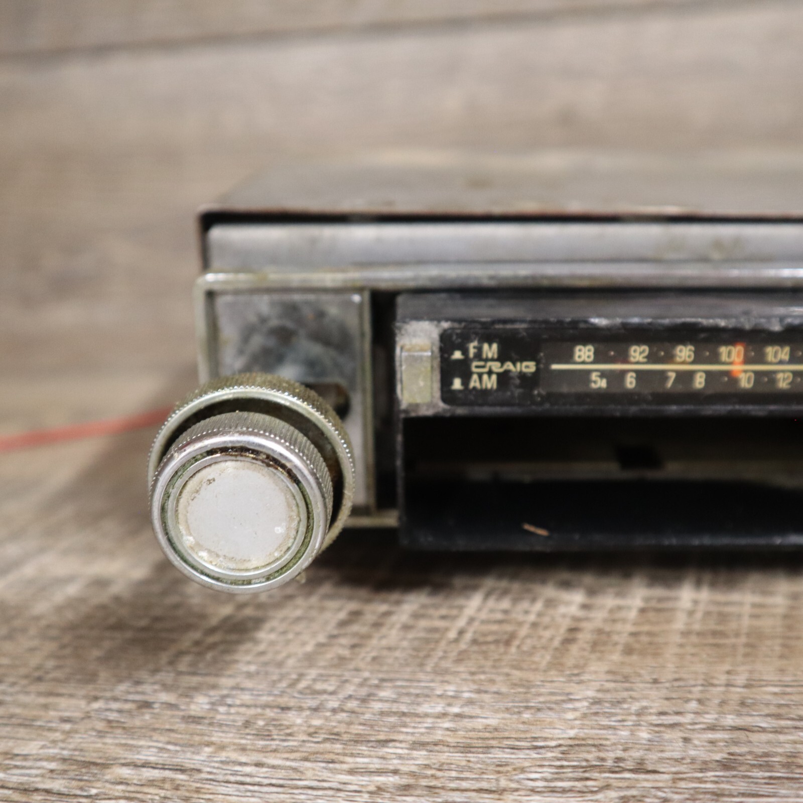 1977 CRAIG 8-TRACK STEREO TAPE PLAYER/AM-FM/MPX RADIO MODEL 3148A ...