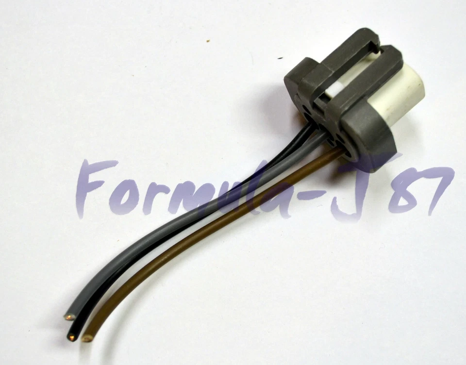 Wire Pigtail Female Ceramic 9004 HB1 Headlight Two Harness Bulb Replacement Plug - Image 3 of 4