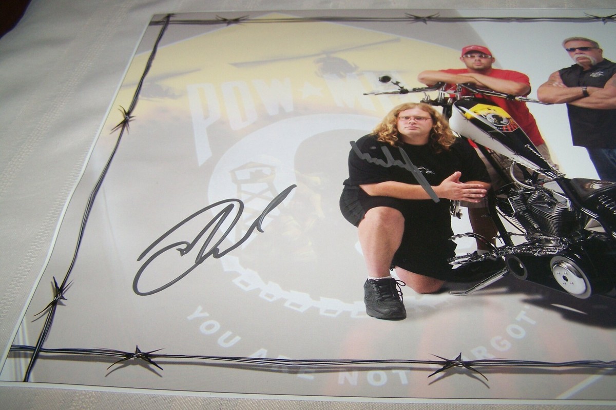Orange County Choppers OCC American Choppers Signed Poster