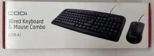 AK0000057 - CODi Wired USB Keyboard And Mouse Combo - NEW