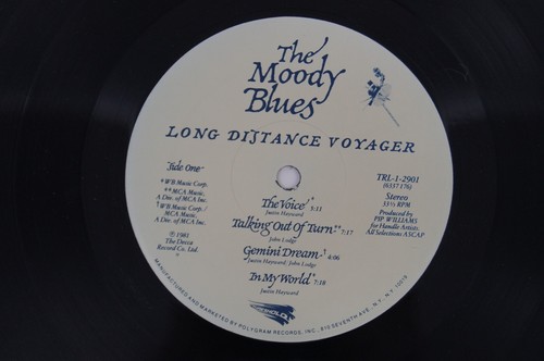 THE MOODY BLUES Vinyl LP LONG DISTANCE VOYAGER Threshold TRL-1-2901 1981 - Picture 6 of 8