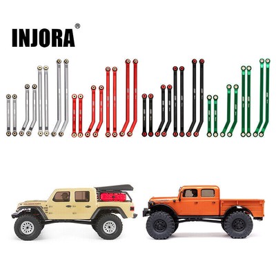 INJORA CNC Aluminum Links Set Hohe Freigabe 4 Links Set für 1/24 SCX24 Gladiator