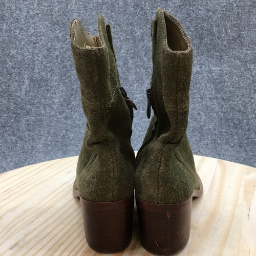 Adrienne Vittadini Boots Womens 6.5 Fonzie Western Cowboy Green Pull On Mid-Calf - Picture 11 of 19