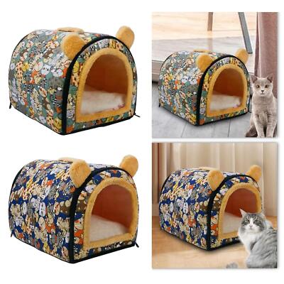 Haustier Katze Nest Hund Katze Bett Schlafen Waschbar Zwinger Schlummern Indoor Katzen Nest