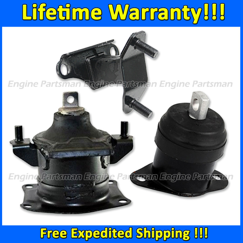 K1438 FR RT&RR Motor&RR Trans Mount 3pcs For 03-07 Honda Accord