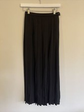 Black Pleated Skirt High Waisted Size 4