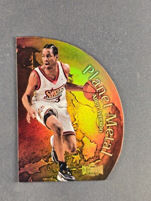 1998-99 Metal Universe Planet Metal #12 Allen Iverson Die Cut 