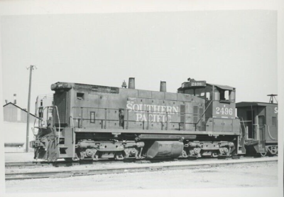 #ad Southern Pacific 1500hp DS SW1500 ES4156 2 #2496 El Centro CA Train Photo $6.50