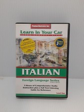 Learn in Your Car ITALIAN Level One Audio CD Reference Booklet Included on 3 CDs