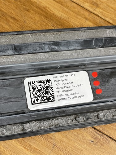 OEM 2018-2023 Audi SQ5 FRONT LEFT DOOR SILL SCUFF PLATE TRIM COVER *NOTE* 🔷 - Picture 12 of 14