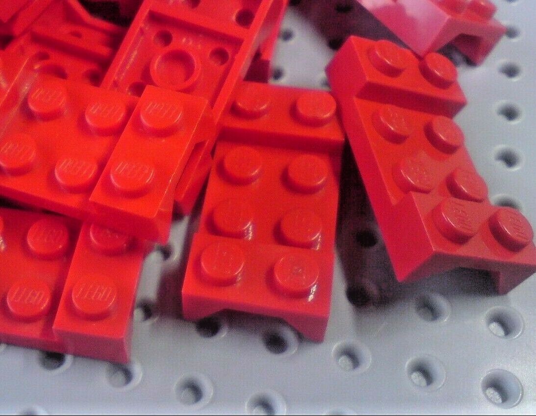 Lego Plate Wheel Arches 4x2x2/3, Mudguards With Studs [3788] Red