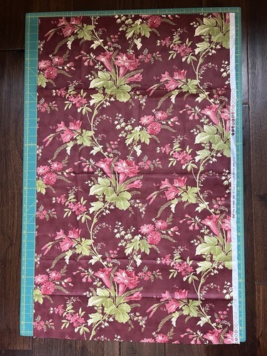 MODA Field Notes By Blackbird Designs 4 Yard Bundle Teal Floral/ Plum Floral - Picture 6 of 8