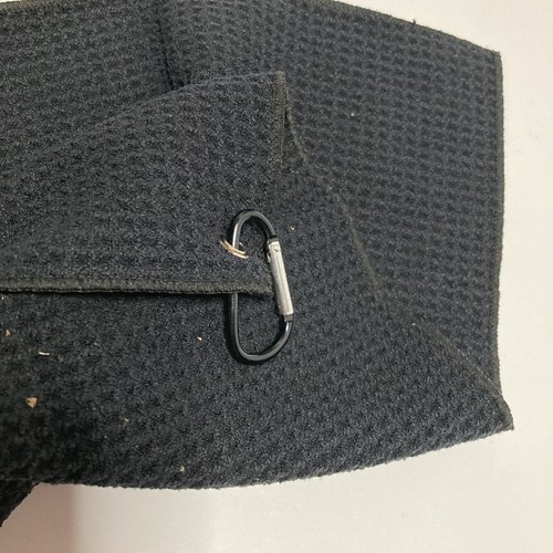 Attsea besticktes Fisch Golf Handtuch schwarz Angeln - Bild 5 von 5