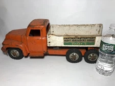 Buddy L Heavy Machinery Service Pressed Steel Truck Orange