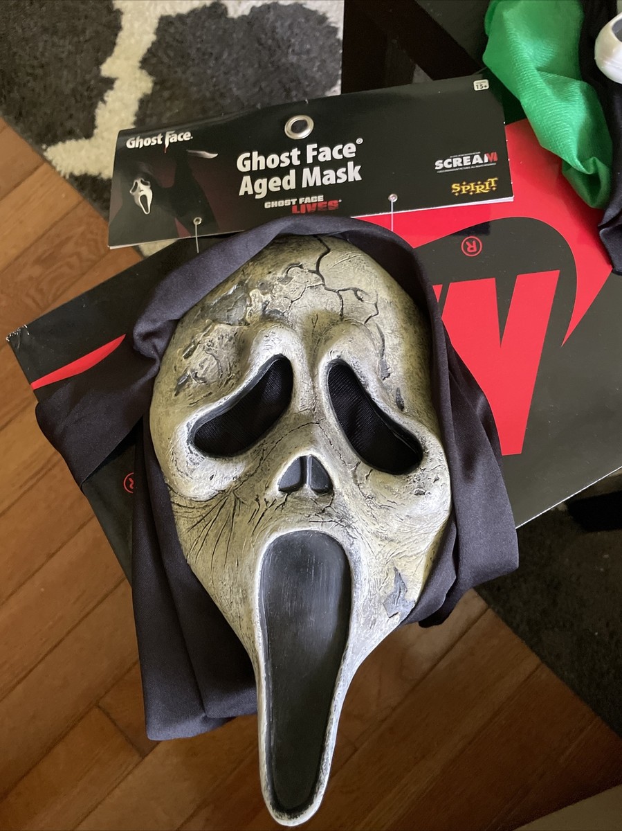 scream Ⅵ funwold製 ghost face mask Aged Scream 6 Mask Ghost Face Officially Licensed Funworld