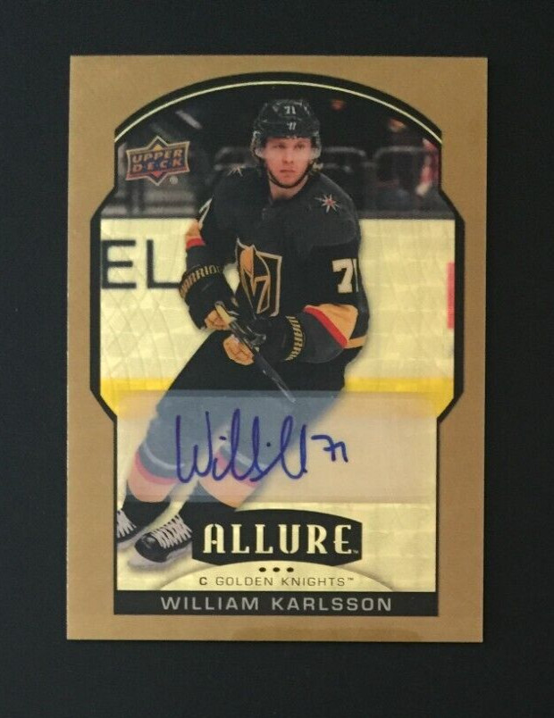 2020/21 Upper Deck Allure Golden Treasure William Karlsson Autograph 1/1