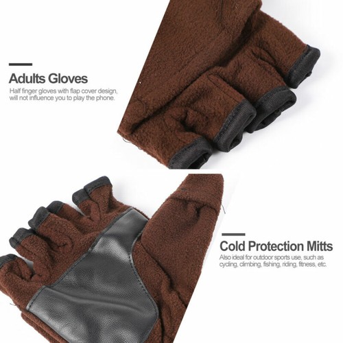 1 Paar Strick Handwärmer Winter Warm Fäustlinge Wolle Strickhandschuhe - Bild 4 von 22