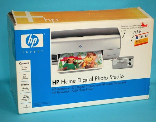 HP Photosmart 7260 Home Digital Photo Inkjet Printer with 435 Digital  Camera 829160524337 | eBay