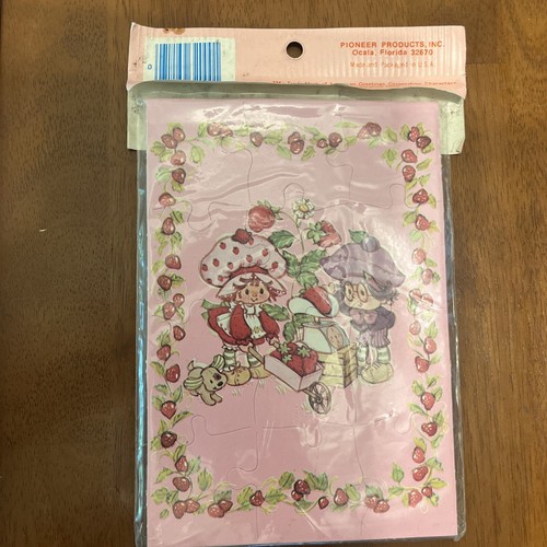 Strawberry Shortcake Party Puzzles Pack of 6 Vintage 1980 New General Mills - Picture 11 of 12
