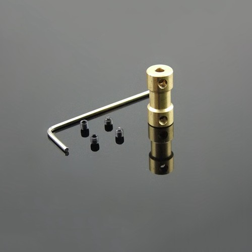 5PCS 2/3/3.17/4/5/6mm Brass Shaft Coupling Coupler DIY Model Decelerate Motor - Picture 96 of 117