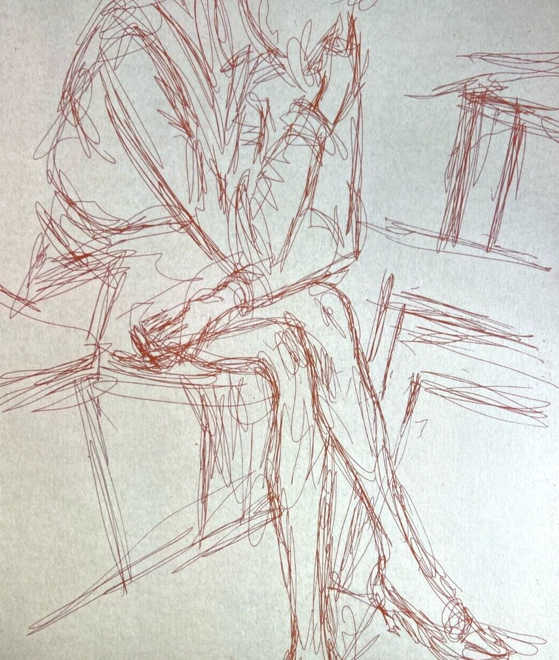 Litografía Alberto Giacometti (autograma original firmado certificado de autenticidad) numerada a mano Foto 3 de 4