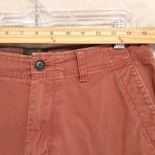 Lucky Brand Mens Cargo Shorts Sz.29x10"/Red-Distressed/Vintage Vibe/Type L-54C - Picture 9 of 11