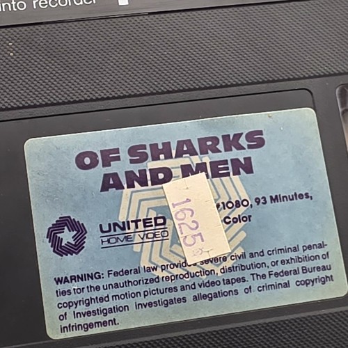 Of Sharks And Men - VHS Tape - United Home Video - Rare - Clamshell Case - Picture 13 of 15