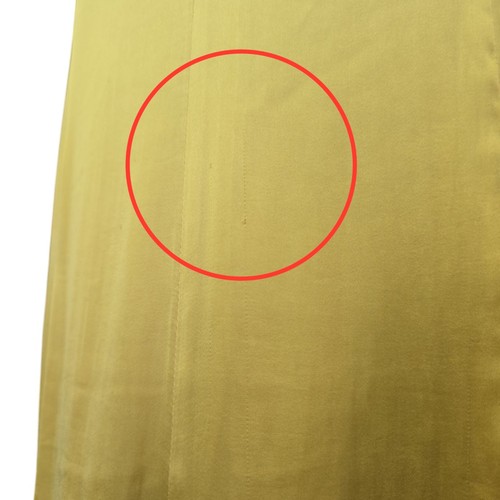 NWT Lovers + Friends Satin Gown Maxi Slip Dress V Neck Strap Yellow Size Medium - Picture 7 of 10