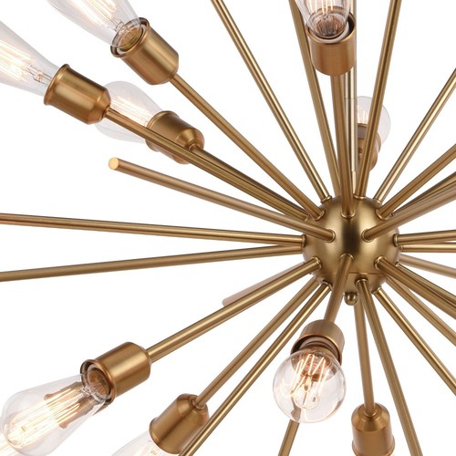 Estelle 16-Light Pendant in Mid-Century Modern and Sputnik Style 36 Inches Tall - Picture 7 of 10