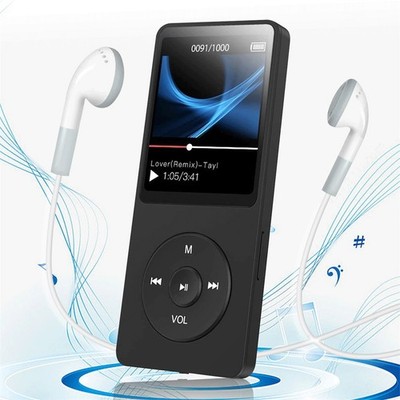 Portable MP4/MP3 Music Player Lossless Media FM Radio Voice Recorder + 16GB Card