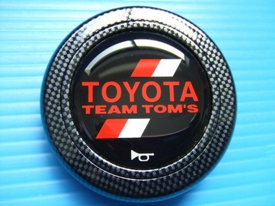 TOYOTA TEAM TOM'S Horn Button Carbon JDM AE86 Supra Celica MR2